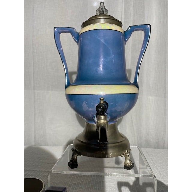 Vintage Royal Rochester Fraunfelter Coffee Percolator With Cream and Sugar- 3 Pieces For Sale In Atlanta - Image 6 of 8