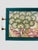 Teal Custom Tray Lee Jofa Embroidered Linen Teal For Sale - Image 8 of 11