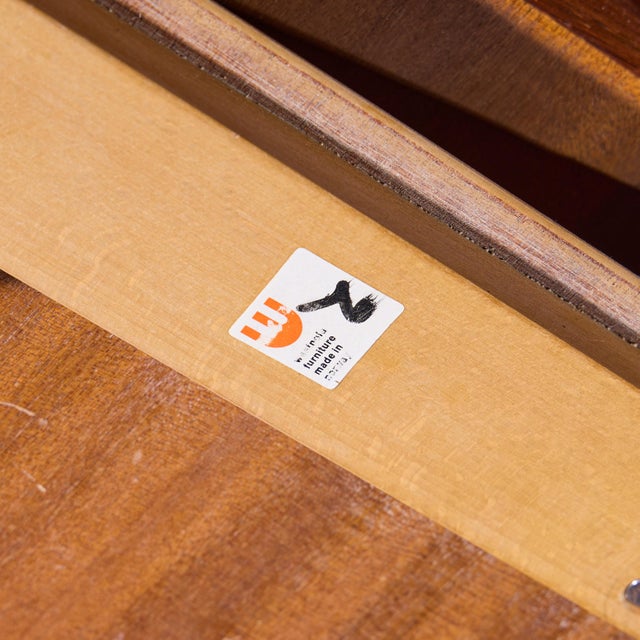 Westnofa Mid Century Norwegian Rosewood Hidden Leaf Expanding Dining Table For Sale - Image 14 of 14