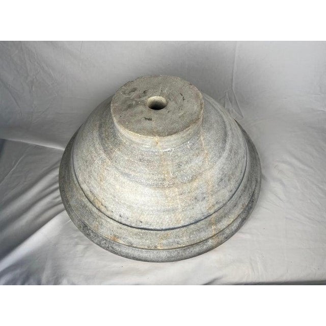 Italian Round Limestone Sink-Early 20th Century For Sale - Image 9 of 10