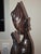 1950s Monumental Mid-Century Balinese Art Deco Elongated Maiden Hardwood Sculpture For Sale - Image 5 of 12