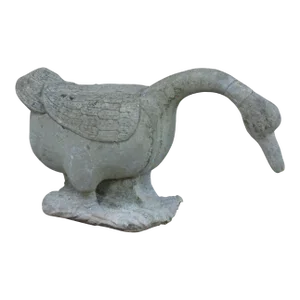 1930s Italian Carved Stone Bird Garden Sculpture Statue