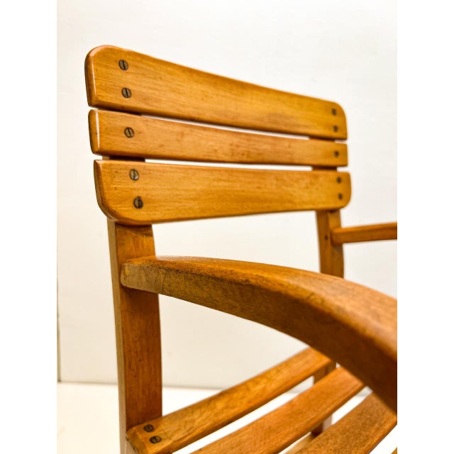 Beech Wood Childrens Chair from Unifa, 1960s For Sale - Image 10 of 12