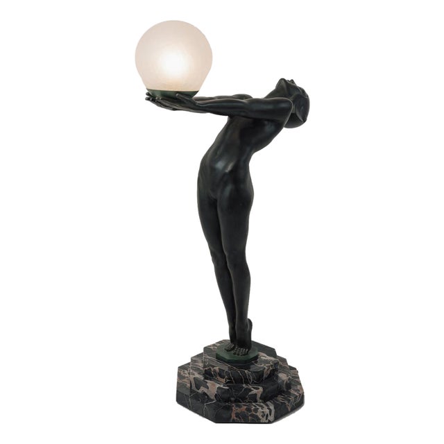 Large Bronze Figure from Max Le Verrier, 1940 For Sale