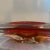 A perfect condition red and orange sommerso murano glass hand-crafted in Venice by Seguso, The ashtray has been crafted...