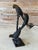 Large Sculptural Tropical Parrot Figure | Patinated Bronze-Tone Bird Sculpture For Sale In Naples, FL - Image 6 of 12