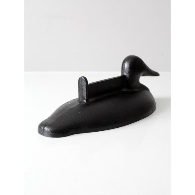 Antique Cast Iron Duck Boot Scraper For Sale - Image 6 of 11