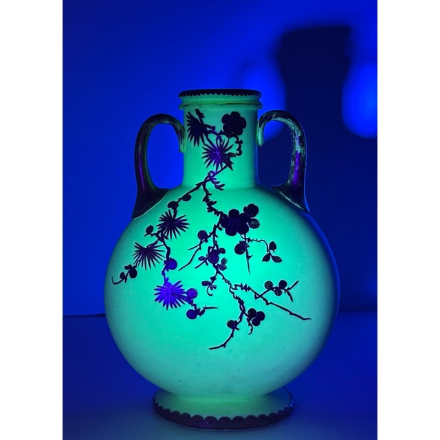 Thomas Webb & Sons Opaline Jules Barbe Vase For Sale - Image 16 of 18