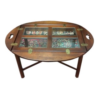 Vintage Coffee Table, Butler's Style Coffee Table For Sale