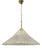 Mid-Century White Murano Glass Pendant Light with Black Rim, Italy, 1970s For Sale