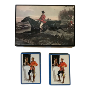Vintage Equestrian Congress Double Deck Playing Cards