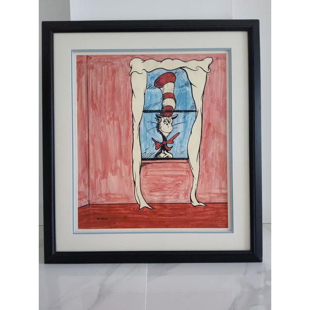 Dr Seuss Lithograph "The Cat" , 60th Anniversary" For Sale - Image 18 of 18