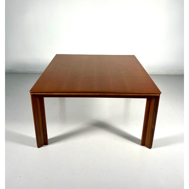 Mid-Century Modern Square Dining Table by Afra & Tobia Scarpa for Molteny, 1970s For Sale - Image 3 of 5