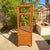 Wood Vintage Boho Chic Brown 3 Tier Rattan Etagere For Sale - Image 7 of 8
