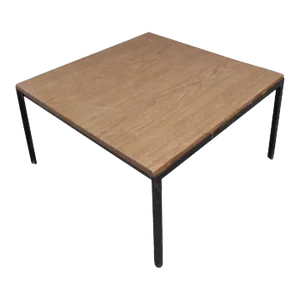 Mid 20th Century Vintage Laminate "T-Angle" Coffee Table