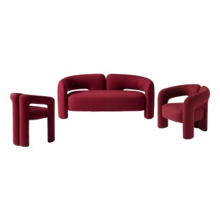 Dudet Sofa and Armchairs by Patricia Urquiola for Cassina, Set of 3 For Sale