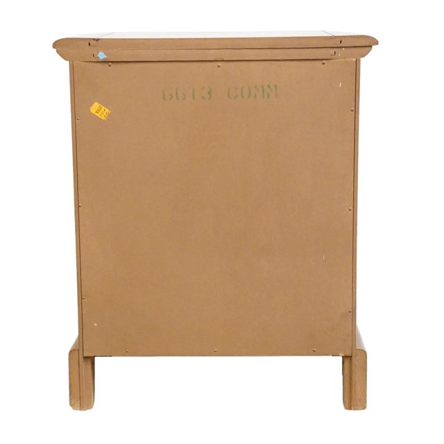 Link Taylor Countryside Collection Solid Oak Early American Rustic 21" Open Cabinet Nightstand 6613 For Sale - Image 12 of 14
