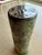 Vintage Murano Scavo Corroso Glass Cylinder Vase Acid Green and Yellow For Sale - Image 9 of 15