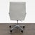 2010s Room & Board Tenley Modern Office Chair With Light Gray Upholstery and Chrome Base For Sale - Image 5 of 11