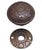 Late 19th Century 1870s American Cast Bronze Door Knob W/ Rosette. Set of Two For Sale - Image 5 of 6