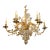 Vintage French Bagues Crystal Flower Chandelier For Sale