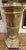 Mid-Century Modern Mid Century Brass Urn Lamps With Green Shades For Sale - Image 3 of 9