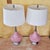 Mid-Century Modern Pair of Vintage Pink Ceramic Table Lamps in Mid-Century Modern Atomic Style -After Gordon Martz For Sale - Image 3 of 18