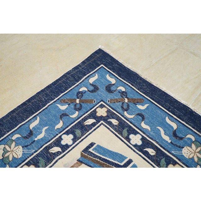 Traditional Antique Peking Rug 11'9'' x 14'2'' For Sale - Image 3 of 12