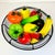 Glass Mid-Century Italian Venetian Glass Fruit & Vegetables in Wire Bowl Murano Attributed - Set of 13 For Sale - Image 7 of 13