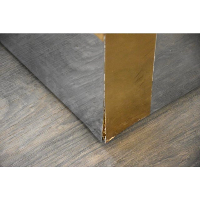 1960s Paul Evans Cityscape Burl Dining Table Desk For Sale - Image 11 of 11