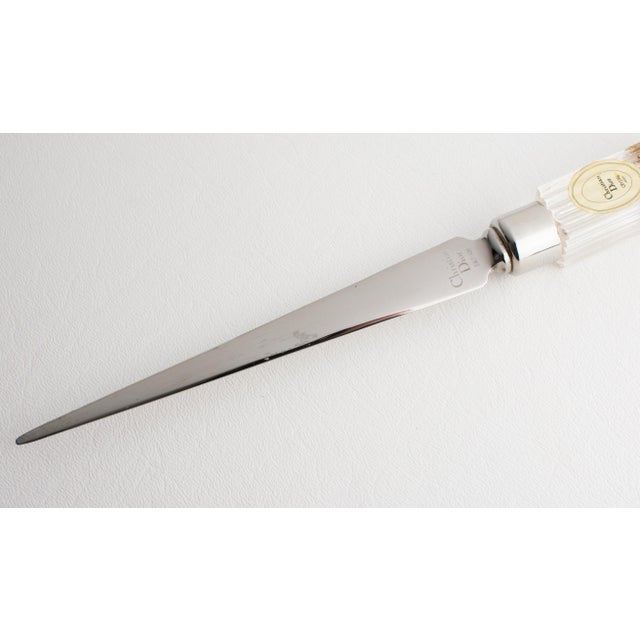Christian Dior Paris Crystal Desk Accessory Letter Opener For Sale In Atlanta - Image 6 of 12