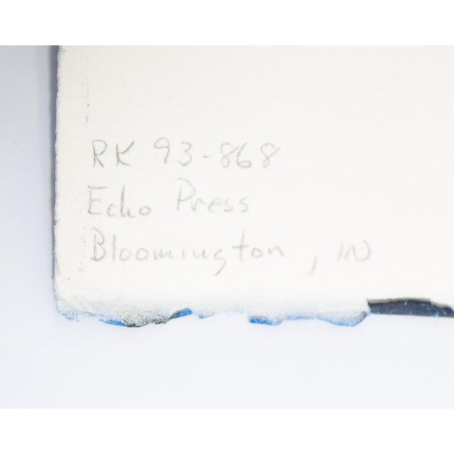 1993 “Sea Level” Lithograph and Collage Signed by Richard Kalina For Sale - Image 9 of 9