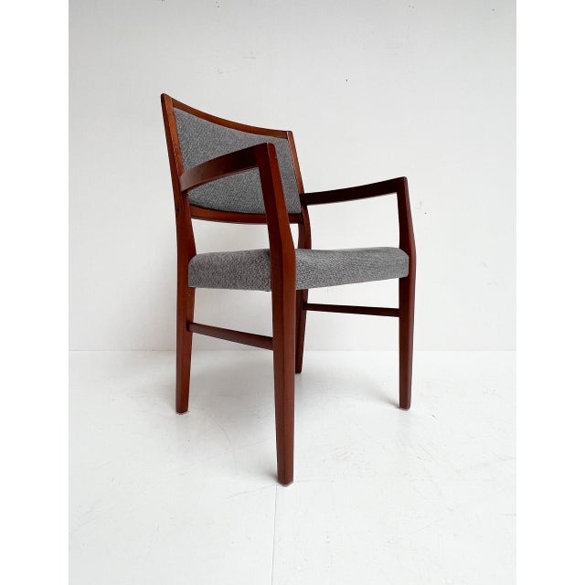 Wood Swedish Chairs attributed to Svegard Markaryd, 1960s, Set of 4 For Sale - Image 7 of 17