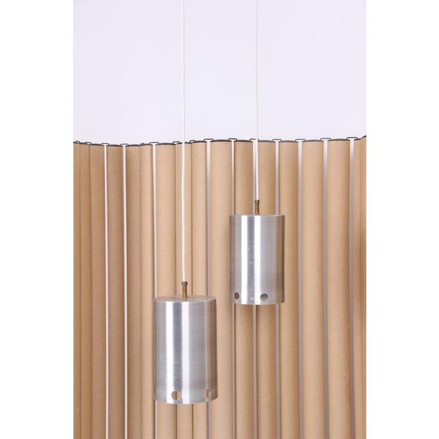 Danish Aluminum Pendant Lights, 1970s, Set of 2 For Sale - Image 6 of 7