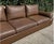 1960s Edelhard (Eddie) Harlis Cognac California Model 989 Leather Sofa For Sale In Lexington, KY - Image 6 of 8