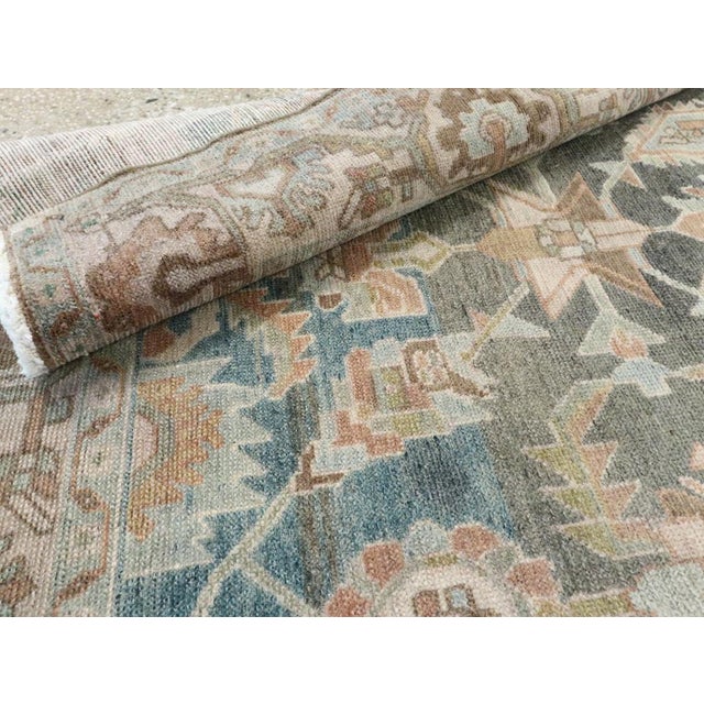 Textile Galerie Shabab Collection Mid-20th Century Persian Malayer Accent Rug For Sale - Image 7 of 7