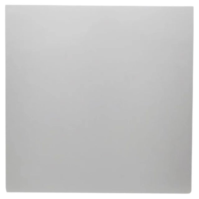 Large Flat Square Ceiling Lamp with White Plastic Mounting from AEG, 1970s For Sale