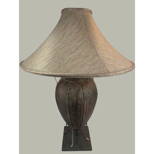 Monumental Tyndale for Frederick Cooper Gadrooned Urn Lamp, Chicago, C. 1970s–80s For Sale In Chicago - Image 6 of 18