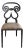Vintage Biedermeier Style Forged Iron Dining Chairs For Sale