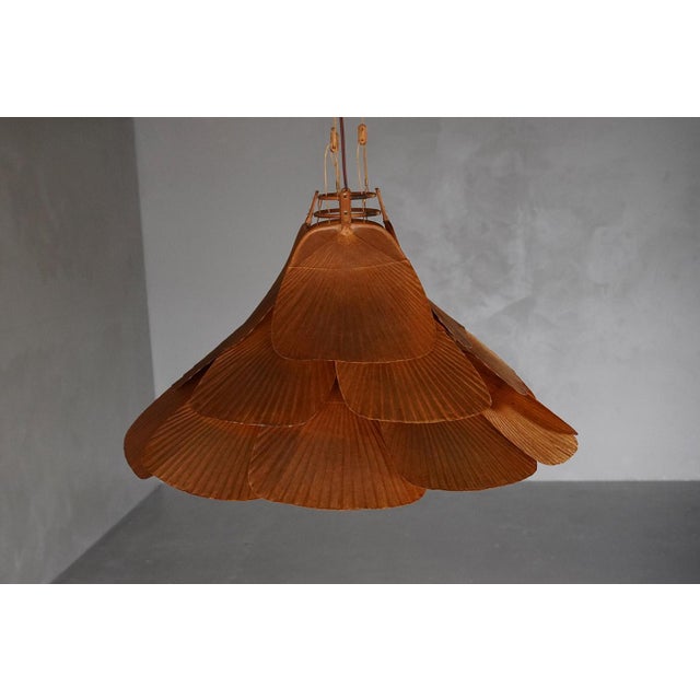 Mid-Century Modern Ninju-Ichi Pendant Light by Ingo Maurer for M-Design, Germany, 1970s For Sale - Image 3 of 16
