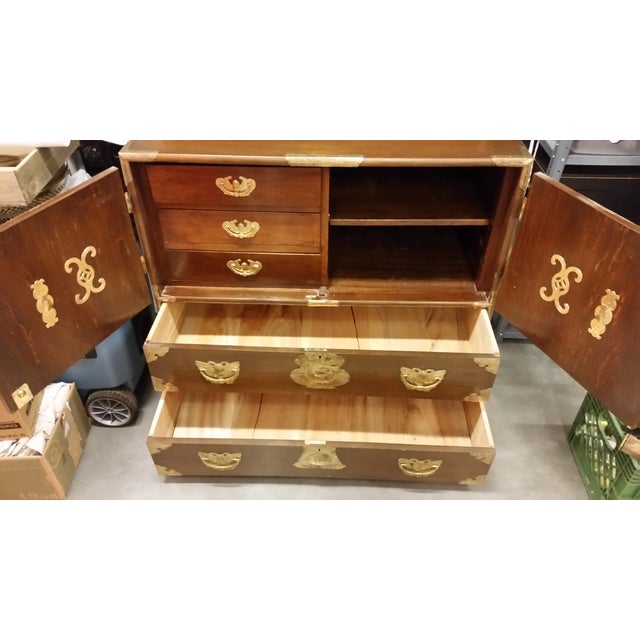 Antique Korean Cabinet | Chairish