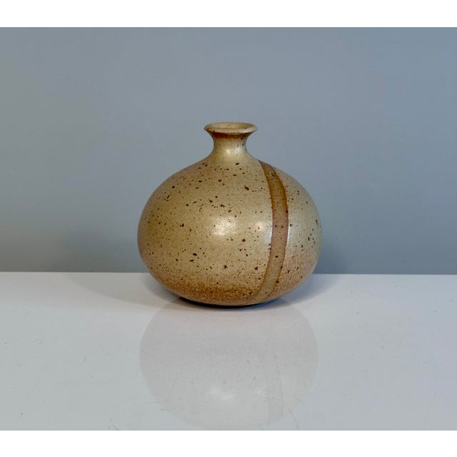 Modernist Studio Ceramic Art Vase, Germany, 1960s For Sale - Image 10 of 10