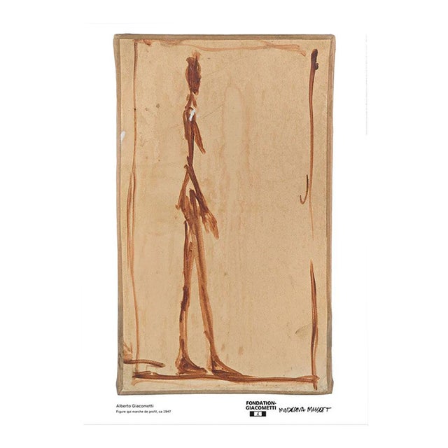 Alberto Giacometti Walking Man Official Exhibition Poster For Sale
