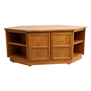 Mid-Century Teak Compact Corner Cabinet or Media Unit from Nathan, 1960s For Sale