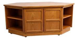 Mid-Century Teak Compact Corner Cabinet or Media Unit from Nathan, 1960s
