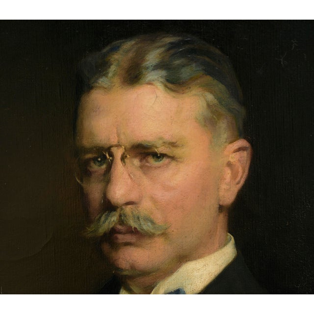 American Portrait of Franklin Atwood Park, Vp of Singer Mfg. Co. By Arthur Trevethin Nowell For Sale - Image 3 of 11