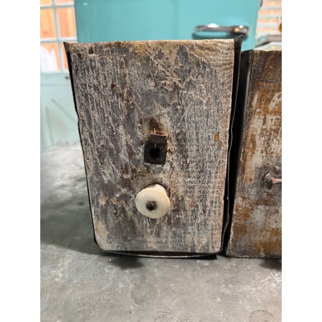 Trio of Rustic Storage Boxes For Sale In San Francisco - Image 6 of 8