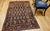 Persian Antique Persian Kurdish Rug, Hand-Knotted Wool, All-Over Paisley Pattern, Navy & Brick-Red, 4x7 For Sale - Image 3 of 14