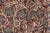 Boho Chic 1990's Floral Pak-Persian Brown/Beige Wool Round Rug - 6'2'' X 6'6'' For Sale In New York - Image 6 of 9