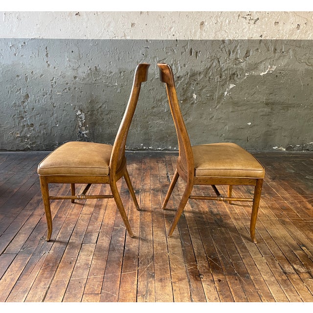 1970s Mid Century Wellington Park by Drexel Heritage Oak Cane Back